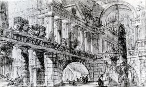 Cour du temple - Giovanni Battista Piranesi